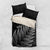 New Zealand Te Reo Māori Bedding Set Simple Black Fern