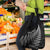 New Zealand Te Reo Māori Grocery Bag Simple Black Fern