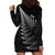 New Zealand Te Reo Māori Hoodie Dress Simple Black Fern