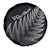 New Zealand Te Reo Māori Spare Tire Cover Simple Black Fern