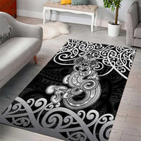 Te Reo Maori Tiki Inspired Art Area Rug LT9 - Polynesian Pride
