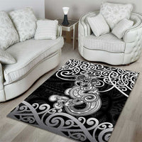 Te Reo Maori Tiki Inspired Art Area Rug LT9 - Polynesian Pride