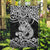 Te Reo Maori Tiki Inspired Art Garden Flag