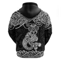 Te Reo Maori Tiki Inspired Art Hoodie LT9 - Polynesian Pride