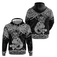 Te Reo Maori Tiki Inspired Art Hoodie LT9 - Polynesian Pride