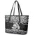 Te Reo Maori Tiki Inspired Art Leather Tote Bag