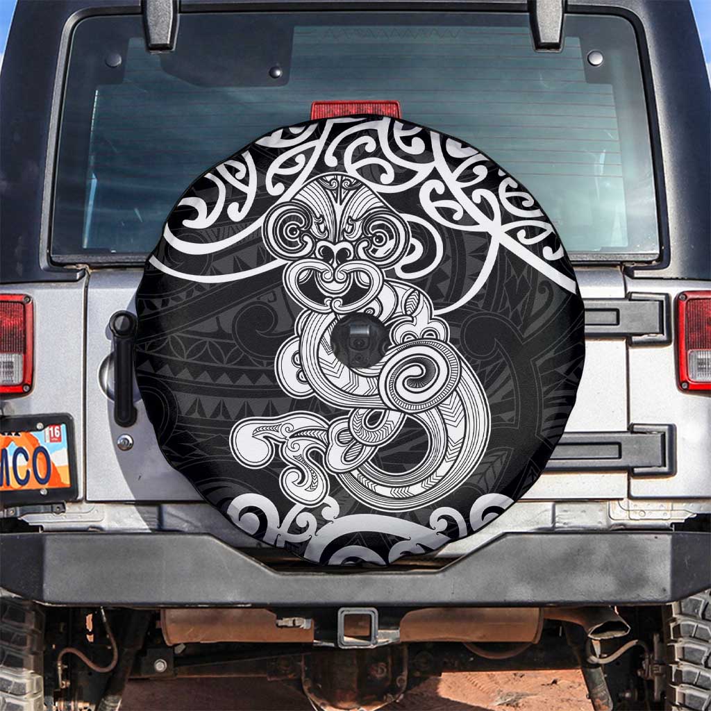 Te Reo Maori Tiki Inspired Art Spare Tire Cover