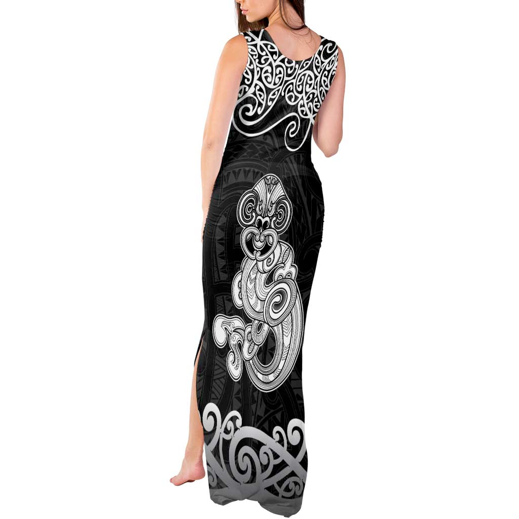 Te Reo Maori Tiki Inspired Art Tank Maxi Dress LT9 - Polynesian Pride