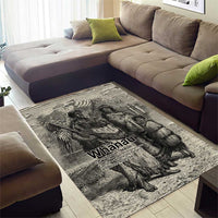 Whanau Maori Language Area Rug Te Reo Maori Inspired Art LT9 - Polynesian Pride