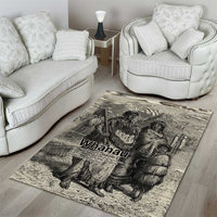 Whanau Maori Language Area Rug Te Reo Maori Inspired Art LT9 - Polynesian Pride