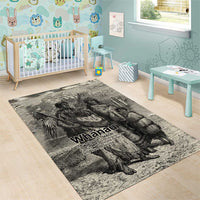 Whanau Maori Language Area Rug Te Reo Maori Inspired Art LT9 - Polynesian Pride
