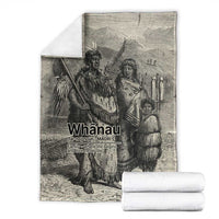Whanau Maori Language Blanket Te Reo Maori Inspired Art LT9 - Polynesian Pride