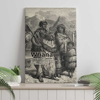 Whanau Maori Language Canvas Wall Art Te Reo Maori Inspired Art LT9 - Polynesian Pride