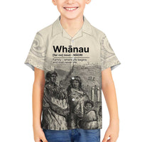 Whanau Maori Language Hawaiian Shirt Te Reo Maori Inspired Art LT9 - Polynesian Pride
