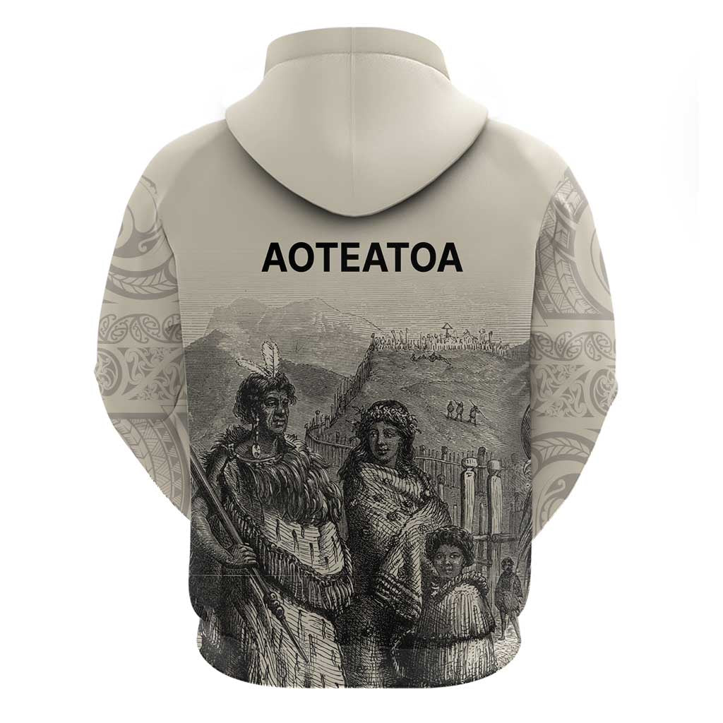 Whanau Maori Language Hoodie Te Reo Maori Inspired Art LT9 - Polynesian Pride