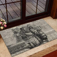 Whanau Maori Language Rubber Doormat Te Reo Maori Inspired Art LT9 - Polynesian Pride