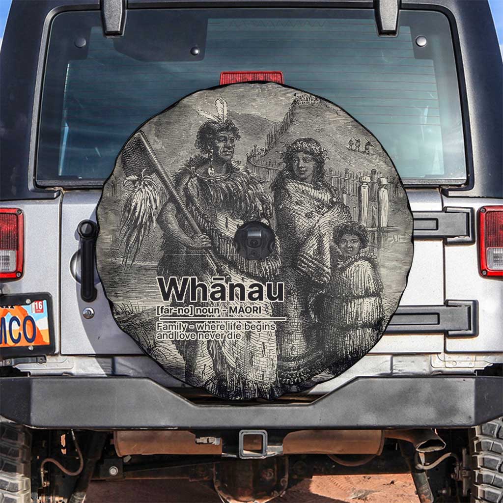 Whanau Maori Language Spare Tire Cover Te Reo Maori Inspired Art