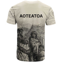 Whanau Maori Language T Shirt Te Reo Maori Inspired Art LT9 - Polynesian Pride