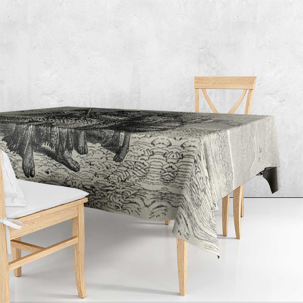 Whanau Maori Language Tablecloth Te Reo Maori Inspired Art LT9 - Polynesian Pride