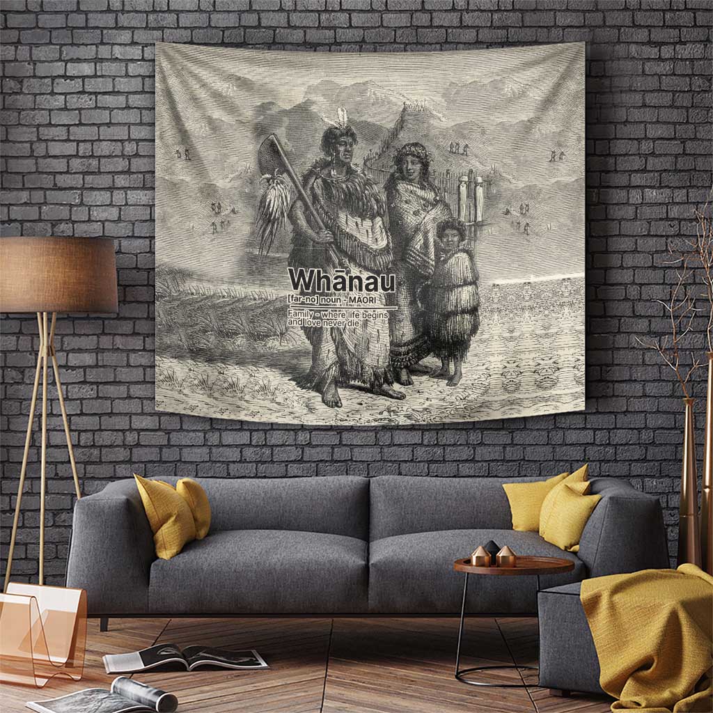 Whanau Maori Language Tapestry Te Reo Maori Inspired Art LT9 - Polynesian Pride
