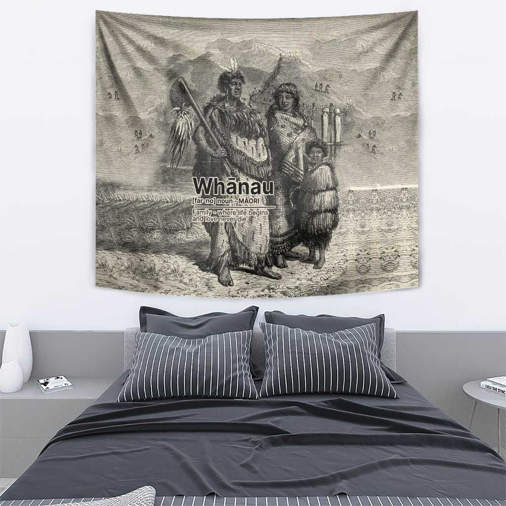 Whanau Maori Language Tapestry Te Reo Maori Inspired Art LT9 - Polynesian Pride