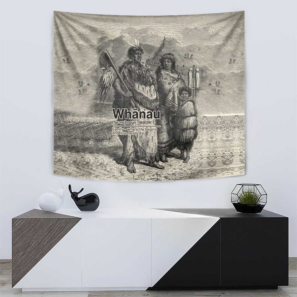 Whanau Maori Language Tapestry Te Reo Maori Inspired Art LT9 - Polynesian Pride