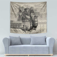 Whanau Maori Language Tapestry Te Reo Maori Inspired Art LT9 - Polynesian Pride