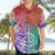 Polynesian Sunset Plumeria Hawaiian Shirt Pacific Island Tribal Blossom Style LT9 - Polynesian Pride