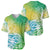 Polynesian Sunset Plumeria Baseball Jersey Pacific Island Tribal Green Style LT9 - Polynesian Pride