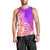 Polynesian Sunset Plumeria Men Tank Top Pacific Island Tribal Purple Style LT9 - Polynesian Pride