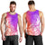 Polynesian Sunset Plumeria Men Tank Top Pacific Island Tribal Purple Style LT9 - Polynesian Pride