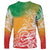 Polynesian Sunset Plumeria Long Sleeve Shirt Pacific Island Tribal Reggae Style LT9 - Polynesian Pride