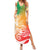 Polynesian Sunset Plumeria Summer Maxi Dress Pacific Island Tribal Reggae Style LT9 Women Reggae - Polynesian Pride