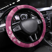 Hawaiian Quilt Block Design Steering Wheel Cover Pink Hawaii Culture Motifs LT9 Universal Fit Pink - Polynesian Pride