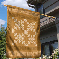 Hawaiian Quilt Pattern Garden Flag Gold Hawaii Culture Tropical LT9 - Polynesian Pride