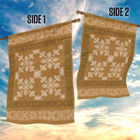 Hawaiian Quilt Pattern Garden Flag Gold Hawaii Culture Tropical LT9 - Polynesian Pride