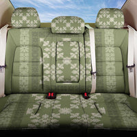 Hawaiian Quilt Pattern Back Car Seat Cover Lime Hawaii Culture Tropical LT9 One Size Lime - Polynesian Pride