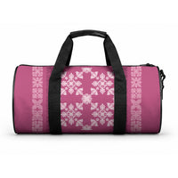 Hawaiian Quilt Pattern Duffle Bag Pink Hawaii Culture Tropical LT9 One size Pink - Polynesian Pride