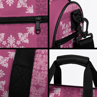 Hawaiian Quilt Pattern Duffle Bag Pink Hawaii Culture Tropical LT9 - Polynesian Pride