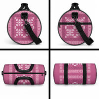 Hawaiian Quilt Pattern Duffle Bag Pink Hawaii Culture Tropical LT9 - Polynesian Pride
