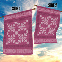 Hawaiian Quilt Pattern Garden Flag Pink Hawaii Culture Tropical LT9 - Polynesian Pride