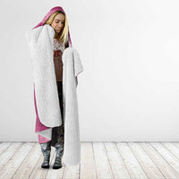 Hawaiian Quilt Pattern Hooded Blanket Pink Hawaii Culture Tropical LT9 - Polynesian Pride