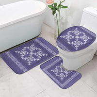 Hawaiian Quilt Pattern Bathroom Set Purple Hawaii Culture Tropical LT9 - Polynesian Pride
