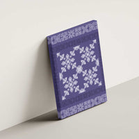 Hawaiian Quilt Pattern Canvas Wall Art Purple Hawaii Culture Tropical LT9 - Polynesian Pride
