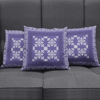 Hawaiian Quilt Pattern Pillow Cover Purple Hawaii Culture Tropical LT9 - Polynesian Pride