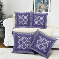 Hawaiian Quilt Pattern Pillow Cover Purple Hawaii Culture Tropical LT9 - Polynesian Pride
