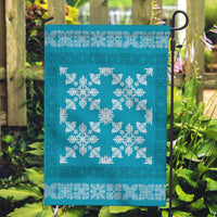 Hawaiian Quilt Pattern Garden Flag Teal Hawaii Culture Tropical LT9 Garden Flag Teal - Polynesian Pride
