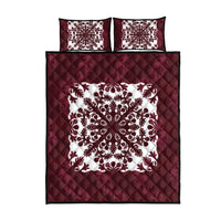 Palm Leaf Quilt Pattern Quilt Bed Set Hawaii Culture Floral LT9 - Polynesian Pride