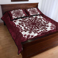 Palm Leaf Quilt Pattern Quilt Bed Set Hawaii Culture Floral LT9 - Polynesian Pride