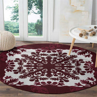 Palm Leaf Quilt Pattern Round Carpet Hawaii Culture Floral LT9 - Polynesian Pride
